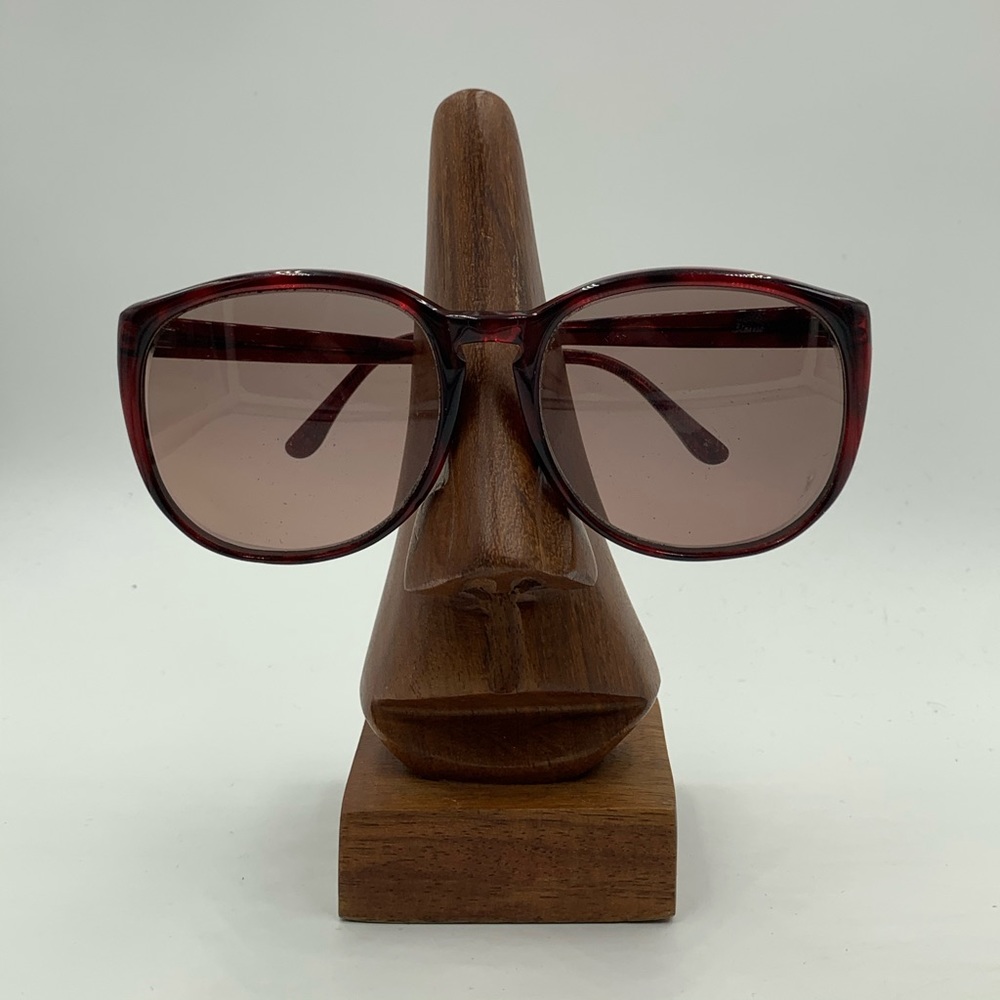 Vintage Classic Burgundy Oval Sunglasses Frames